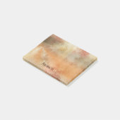 素朴グランジ紅葉の抽象デザイン ポストイット (アングル)