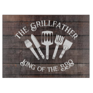 「素朴グリルファーザおもしろいBBQギフト カッティングボード