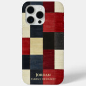 素朴グ市松模様にリッド – テクスチャの洗練 Case-Mate iPhoneケース (裏面)