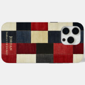 素朴グ市松模様にリッド – テクスチャの洗練 Case-Mate iPhoneケース (裏面 (横))