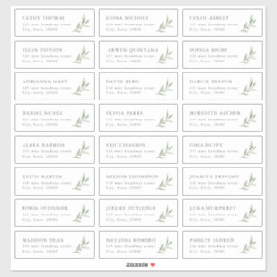 素朴グ結婚リーズゲスト住所 シール