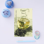 素朴ケータリングサービスのプロモーションカード チラシ (シングル)