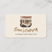 素朴ケータリング名刺 名刺 (正面)