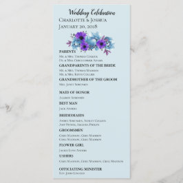 素朴コテージバラ結婚ズスイートブライダル式 プログラム