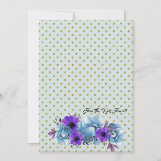 素朴コテージバラ結婚ズスイート式 招待状 (正面)