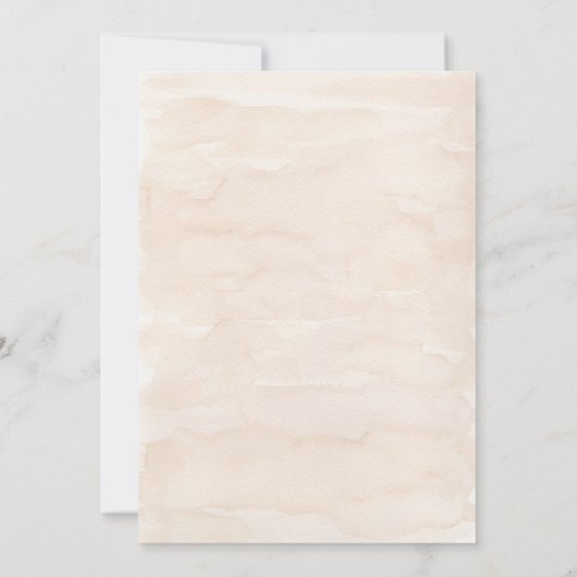 素朴コテージ庭園の結婚式 招待状 (裏面)