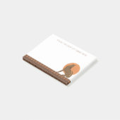 素朴コヨーテ南西レザーパーソナライズされた ポストイット (アングル)