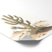 素朴サボテン ポスター (角)