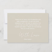 素朴サンキューミニマル雨 サンキューカード (裏面)