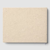 素朴サンフラワーズクラフト結婚紙 ゲストブック (裏面)