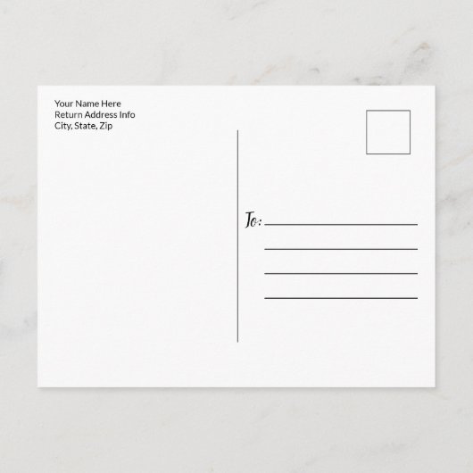 素朴サンフラワーズファミリー懇親会招待状 インビテーションポストカード (裏面)