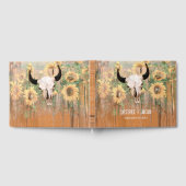 素朴サンフラワーズブルスカルウェスタンフローラ ゲストブック (全面)