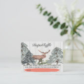 素朴シカはほとんどここにおむつのラッフルのチケットいます エンクロージャーカード (スタンド正面)