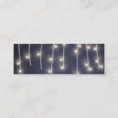 素朴シャルボードフローラピ結婚ンクのウェブサイトRSVP スキニー名刺 (裏面)