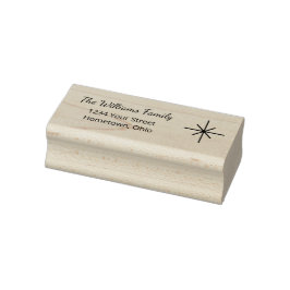 素朴シンプルファミリーホリデー ラバースタンプ