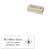 素朴シンプルファミリーホリデー ラバースタンプ (押印)