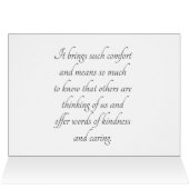 素朴シンプルフローラハート感謝してい、悔やみや弔慰用 (内部横(上))