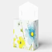 素朴シンプルブルーイエローポピーの水色 フェイバーボックス (オープン)