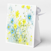 素朴シンプルブルーイエローポピーの水色 フェイバーボックス (裏面サイド)