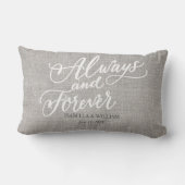 素朴シンプルモダン常と永遠のギフトグレー ランバークッション (裏面)