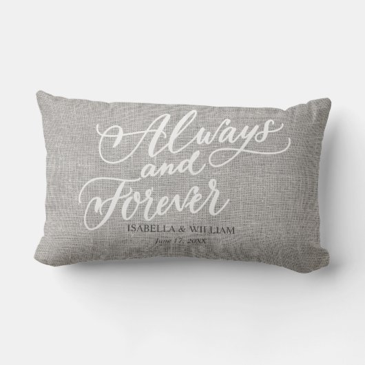 素朴シンプルモダン常と永遠のギフトグレー ランバークッション (裏面)