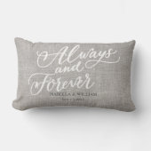 素朴シンプルモダン常と永遠のギフトグレー ランバークッション (正面)