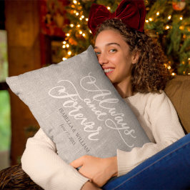 素朴シンプルモダン常と永遠のギフトグレー ランバークッション