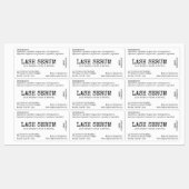 素朴シンプルラッシュ血清マスカラ管ラップのまわりに ラベル (シート)