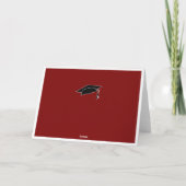 素朴シンプル卒業 カード (裏面)