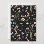 素朴シンプル庭園の結婚式 セーブザデート (裏面)