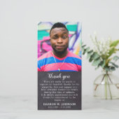 素朴シンプル悔やみや弔慰 サンキューカード (スタンド正面)