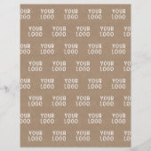 素朴シンプルBusiness Logo Cornhole Fundraiser チラシ (裏面)