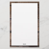 素朴シンプルScript Monogramカスタム 便箋 (裏面)