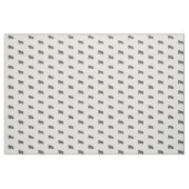 素朴スケッチブラックベア ファブリック (ファットクウォーター)