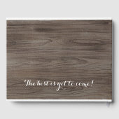 素朴ス結婚ゲストブックカスタムボホゲストブック ゲストブック (裏面)