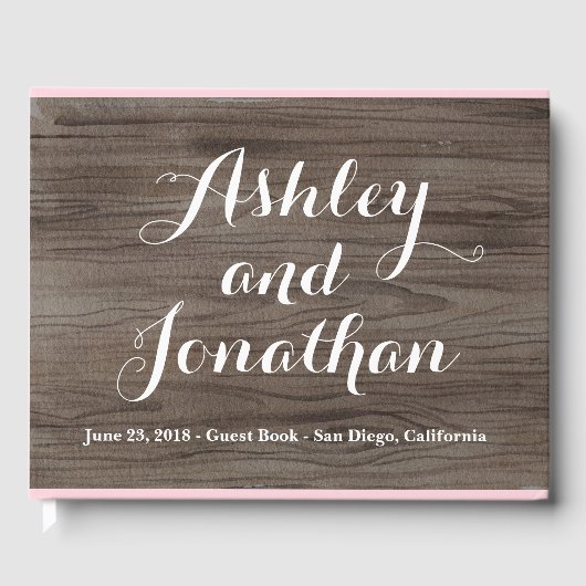 素朴ス結婚ゲストブックカスタムボホゲストブック ゲストブック (正面)