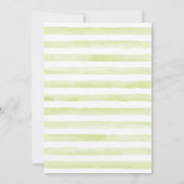 素朴ゾウ赤ちゃんシャワー招待状 招待状 (裏面)