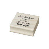 素朴タイポグラフィカスタム結婚式の日付の保存 ラバースタンプ (スタンプ)