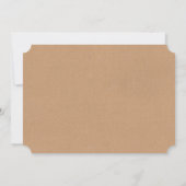 素朴タイポグラフィ結婚のリハーサルディナー招待状 招待状 (裏面)