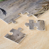 素朴ターキー絵を描ファームの感謝祭 ジグソーパズル (側面)