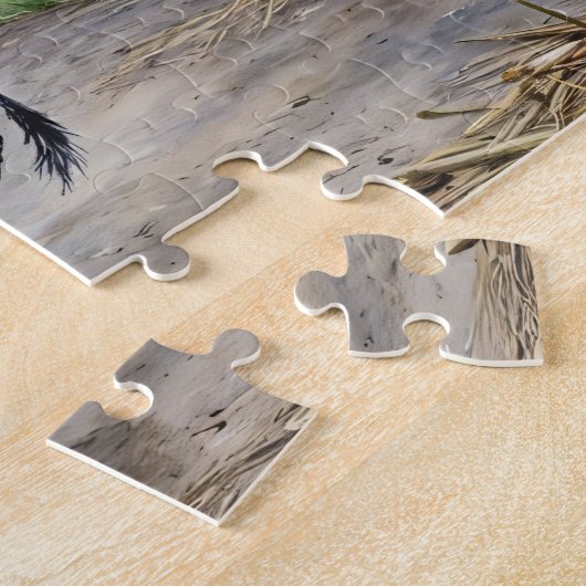 素朴ターキー絵を描ファームの感謝祭 ジグソーパズル (側面)