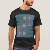 素朴ターコイズアステカスタイルデザイン Tシャツ (正面)