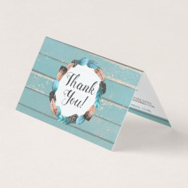 素朴ターコイズウッド&フェザーアローサンキュー