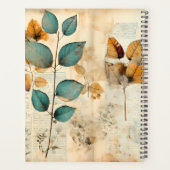 素朴ターコイズラストカスタム プランナー手帳 (裏面)