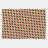 素朴タータンチェック水牛 ラッピングペーパーシート (正面3)