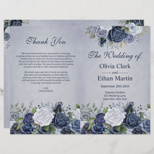 素朴ダスティブルーウォーターフローラ (正面/裏面)