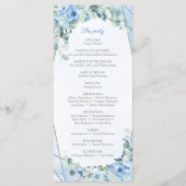 素朴ダスティブルーフローラ銀幾何学模様 プログラム (裏面)