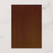 素朴ダークウッドピンクフローラ結婚ズ詳細 エンクロージャーカード (裏面)