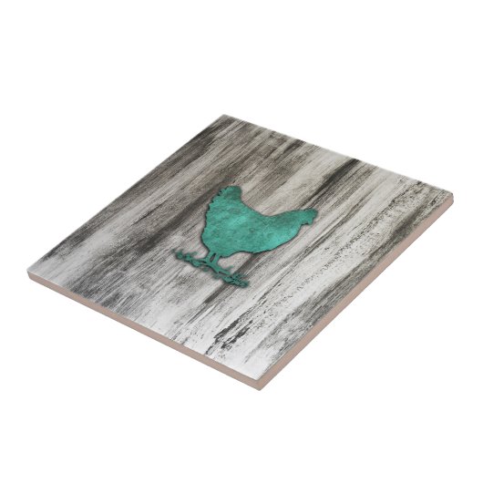 素朴チキン（青） タイル (側面)