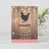 素朴チキンbbqテーマ 招待状 (スタンド正面)